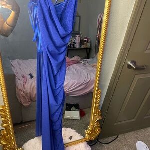 Windsor Royal Blue shimmery Dress